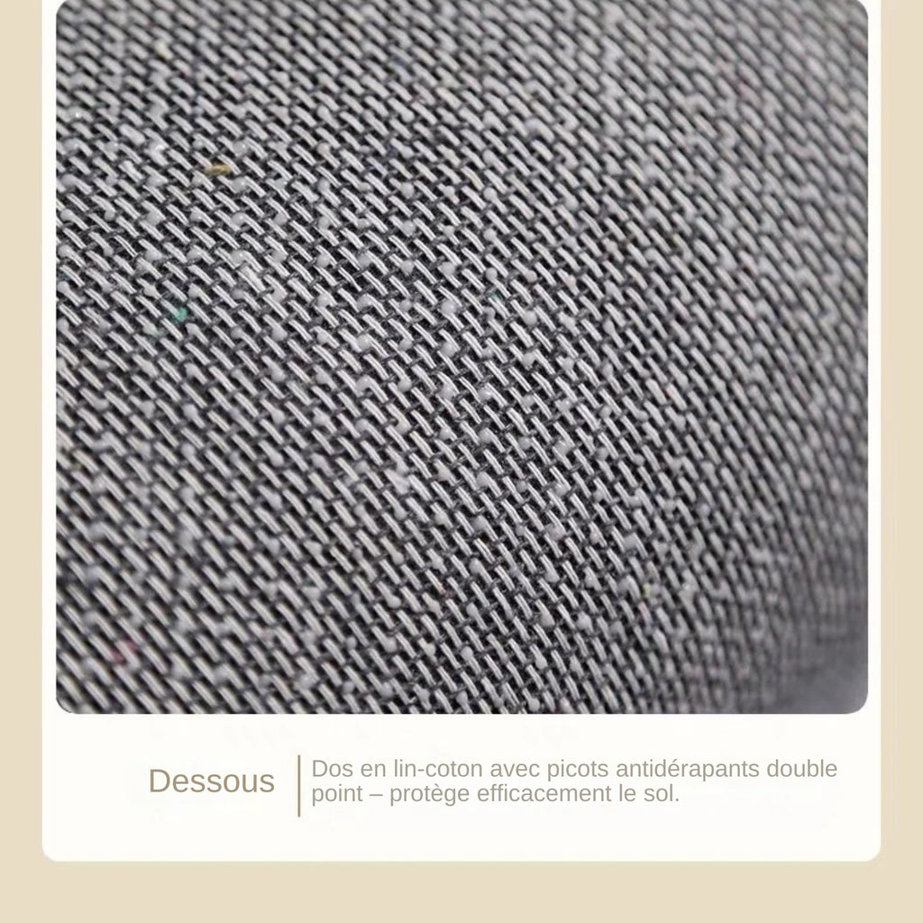 Grand tapis cachemire ultra doux lavable, antidérapant, crème – déco salon et chambre