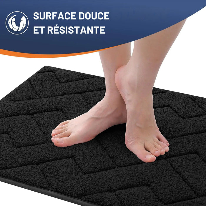 Paillasson anti-saleté imperméable lavable, durable, profil bas pour entrée intérieure et extérieure