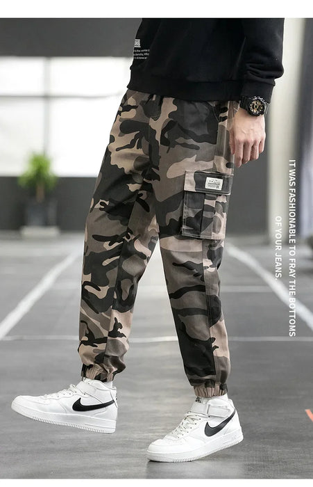 Pantalon cargo style tactique