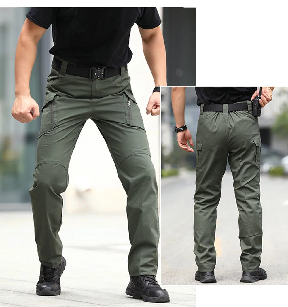 Pantalon cargo tactique – résistant, multi-poches, Idéal randonnée; travail extérieur