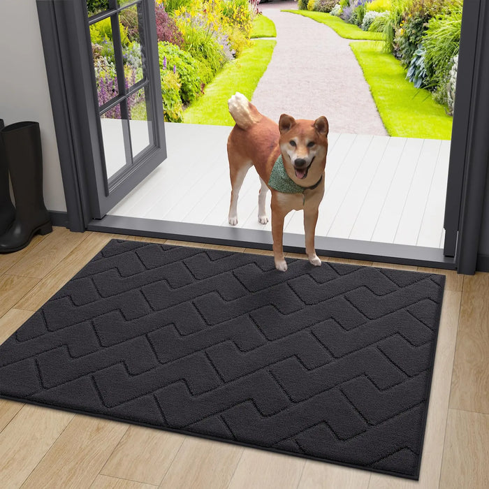 Paillasson anti-saleté imperméable lavable, durable, profil bas pour entrée intérieure et extérieure