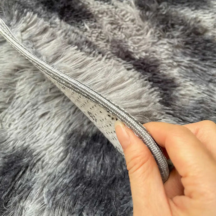 Tapis en peluche ultra doux pour salon et chambre – Moelleux, antidérapant, lavable et idéal chambre d’enfant