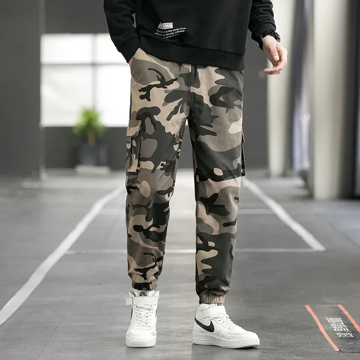 Pantalon cargo style tactique