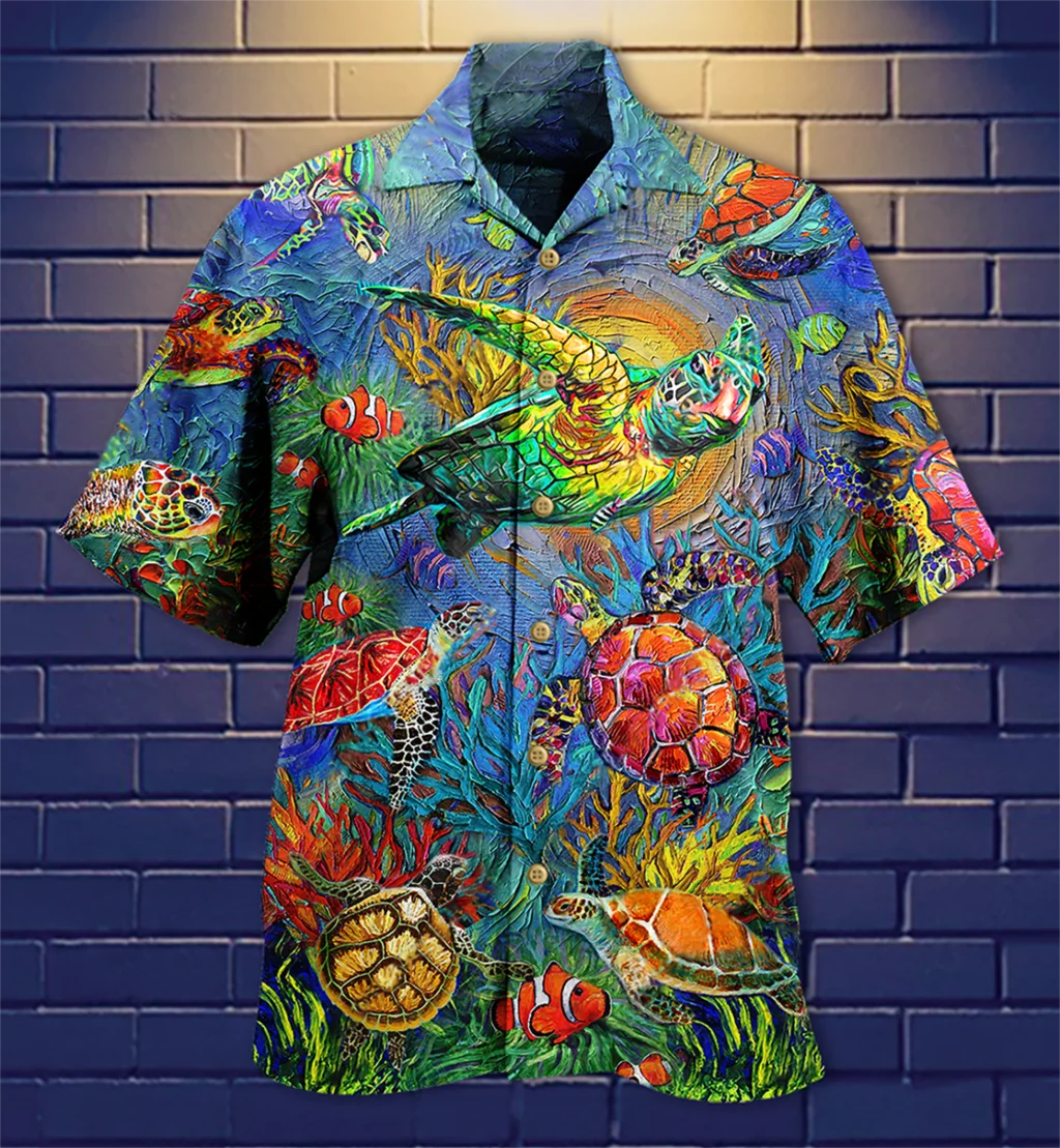 Chemise hawaïenne tropicale imprimée perroquets et fleurs