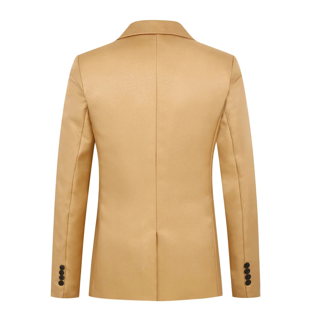 Blazer slim fit – veste de costume moderne élégante pour look chic décontracté