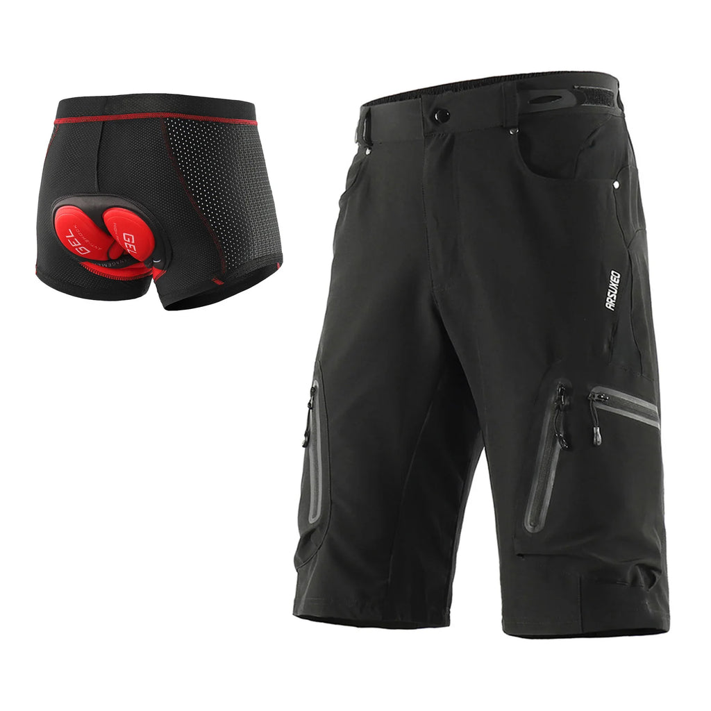 Short de cyclisme VTT  résistant à l’eau – Coupe ample