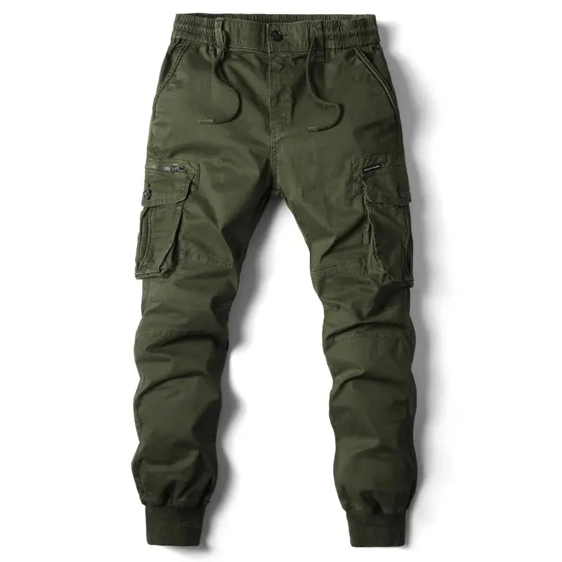 Pantalon cargo jogger – taille élastique et bas resserré, style urbain fonctionnel