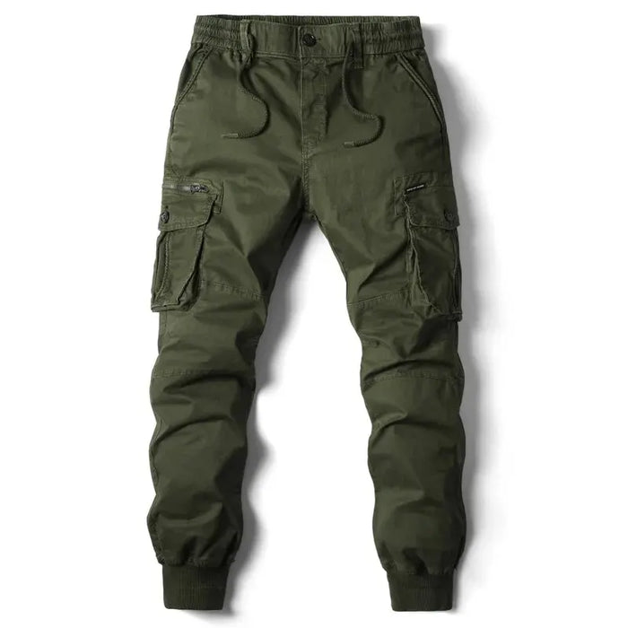 Pantalon cargo jogger – taille élastique et bas resserré, style urbain fonctionnel