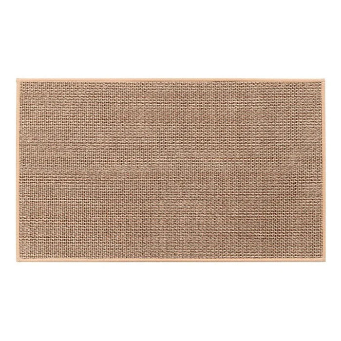 Tapis de cuisine antidérapant lavable – Faux sisal élégant avec dos en caoutchouc naturel