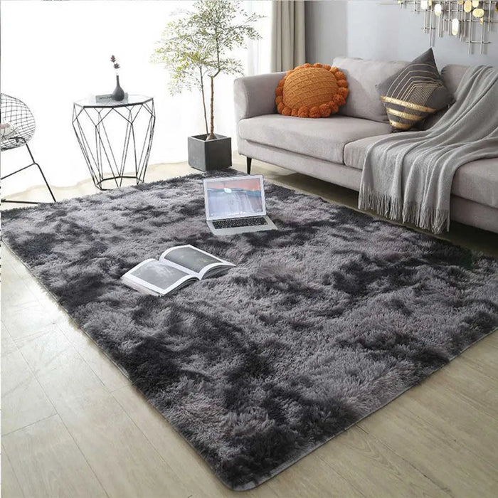 Tapis en peluche ultra doux pour salon et chambre – Moelleux, antidérapant, lavable et idéal chambre d’enfant