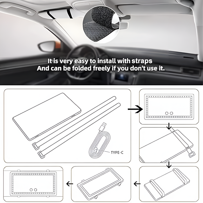 Car vanity mirror hdjhdjhd