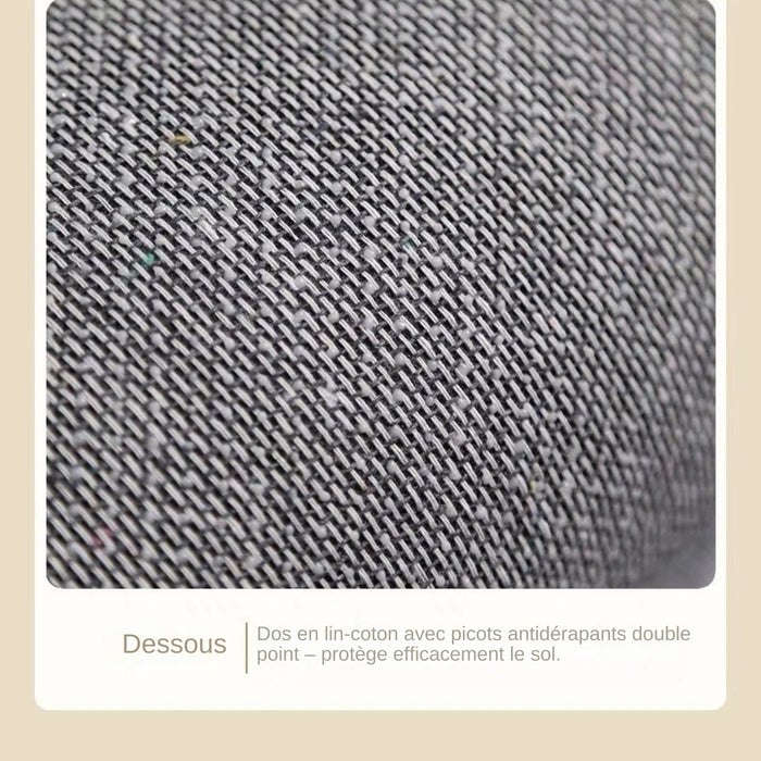 Grand tapis cachemire ultra doux lavable, antidérapant, crème – déco salon et chambre