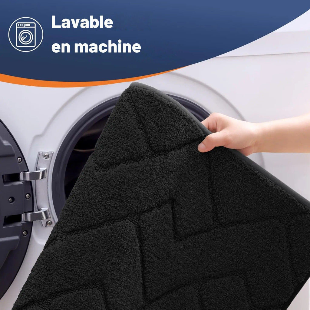 Paillasson anti-saleté imperméable lavable, durable, profil bas pour entrée intérieure et extérieure