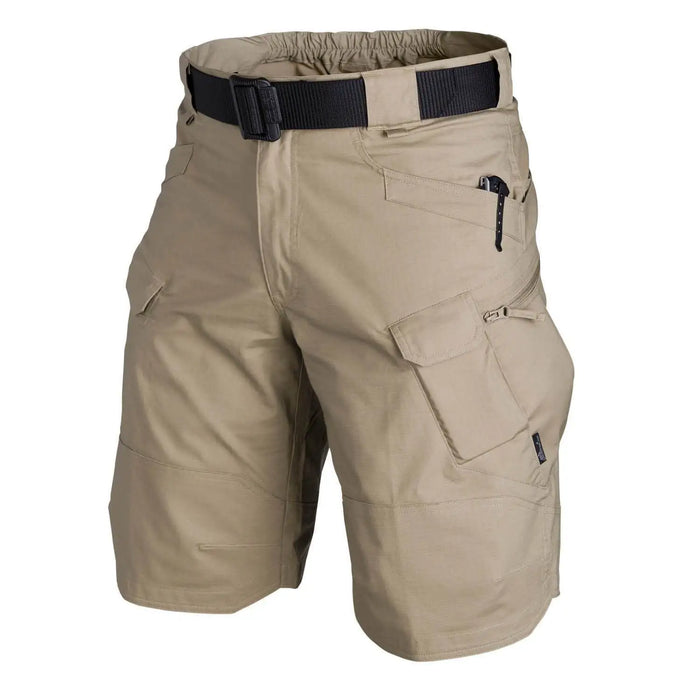 Short tactique imperméable avec poches zippées et ceinture intégrée