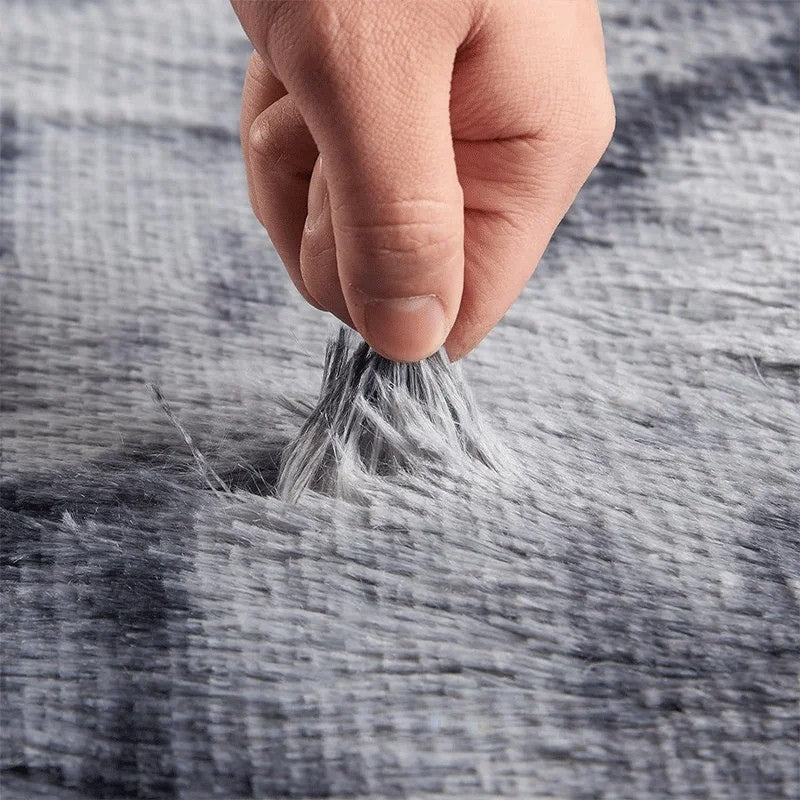 Tapis en peluche ultra doux pour salon et chambre – Moelleux, antidérapant, lavable et idéal chambre d’enfant