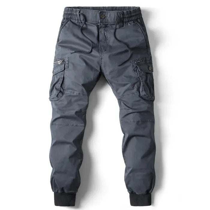 Pantalon cargo jogger – taille élastique et bas resserré, style urbain fonctionnel