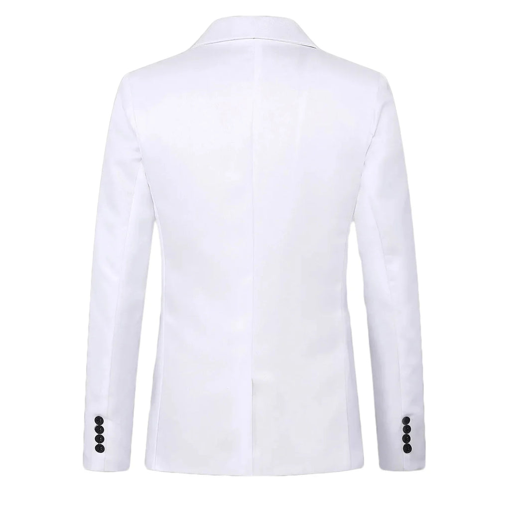 Blazer slim fit – veste de costume moderne élégante pour look chic décontracté