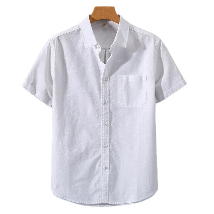 Chemise été manches courtes – col classique et coupe légère