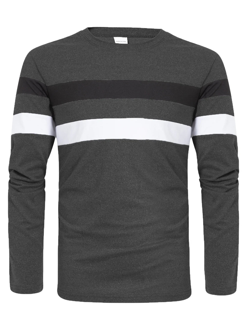 Sweat à bandes tricolores