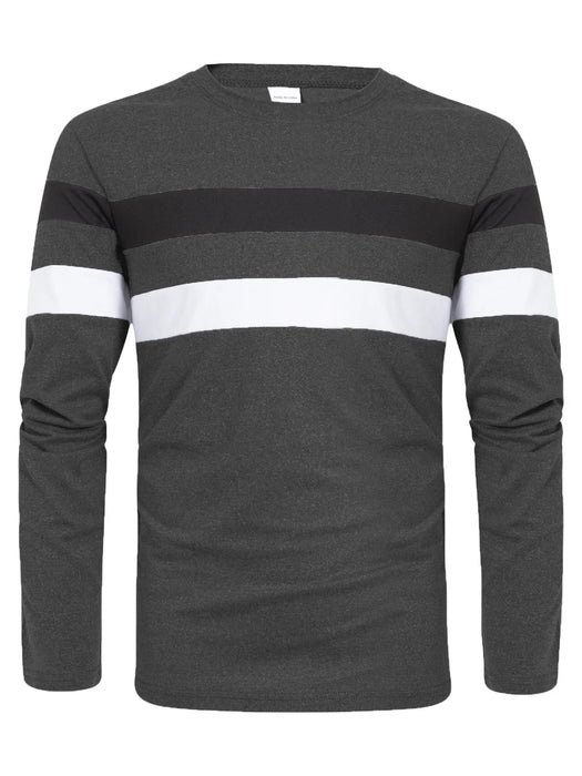 Sweat à bandes tricolores