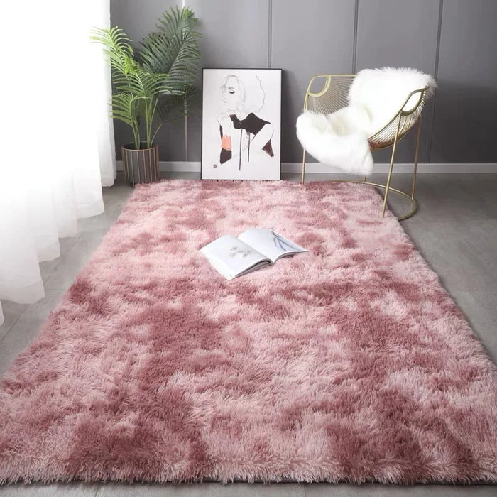 Tapis en peluche ultra doux pour salon et chambre – Moelleux, antidérapant, lavable et idéal chambre d’enfant