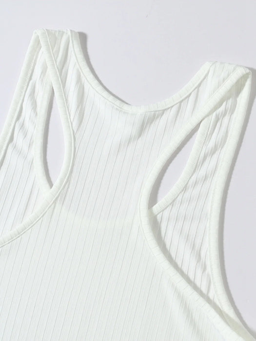 Débardeur fitness rayure slim fit été rayures verticales