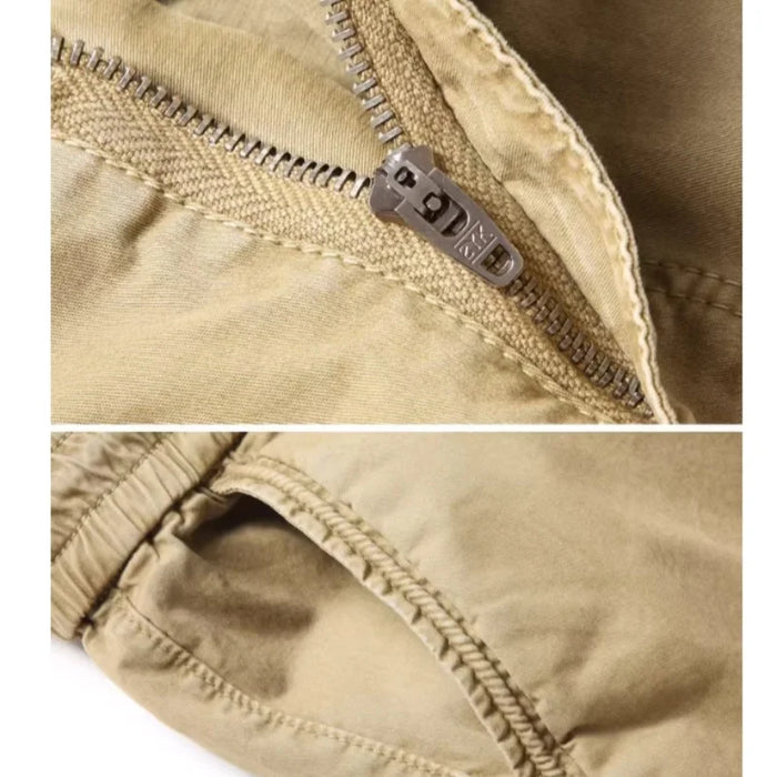 Pantalon cargo jogger – taille élastique et bas resserré, style urbain fonctionnel