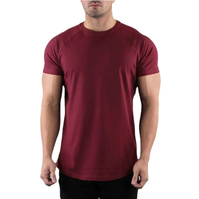 T-shirt slim décontracté col rond