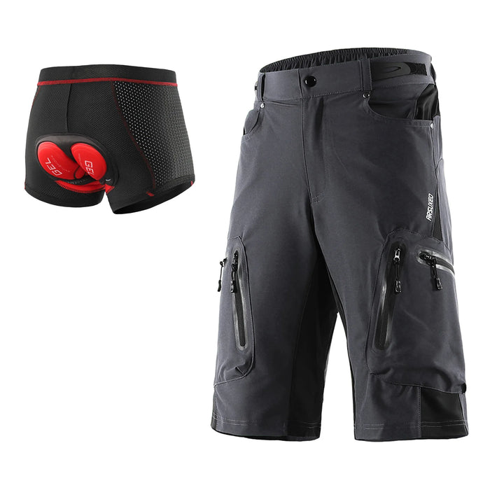 Short de cyclisme VTT  résistant à l’eau – Coupe ample