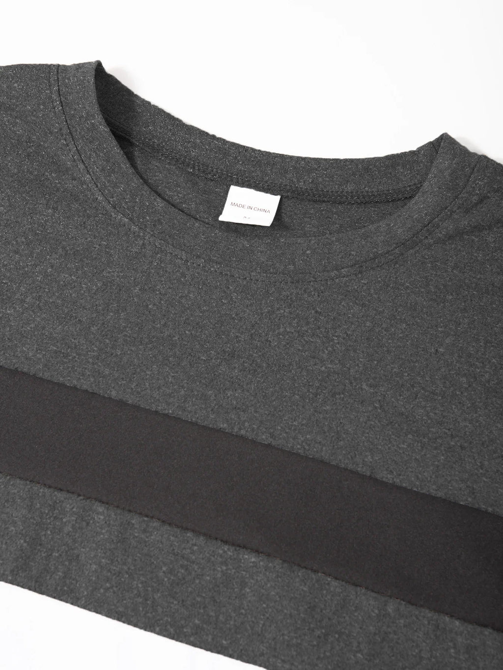 Sweat à bandes tricolores