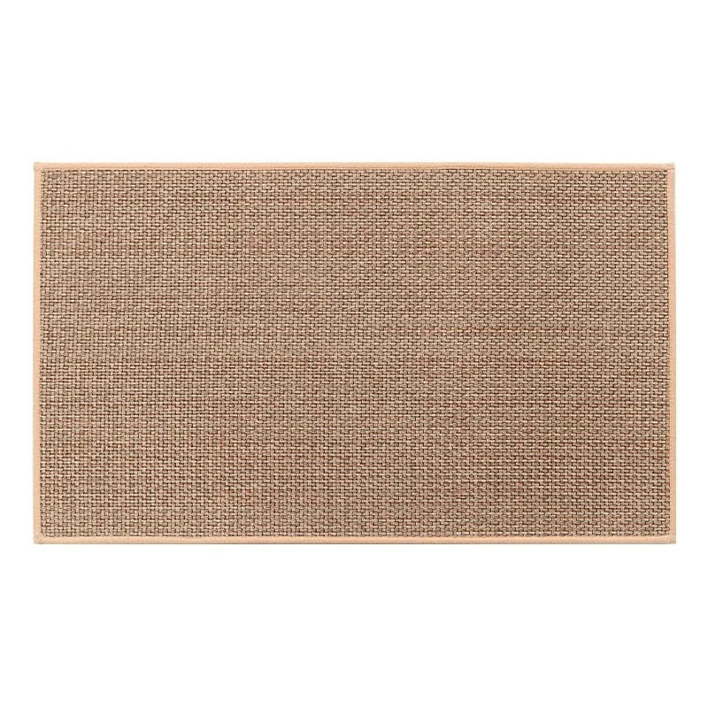 Tapis de cuisine antidérapant lavable – Faux sisal élégant avec dos en caoutchouc naturel