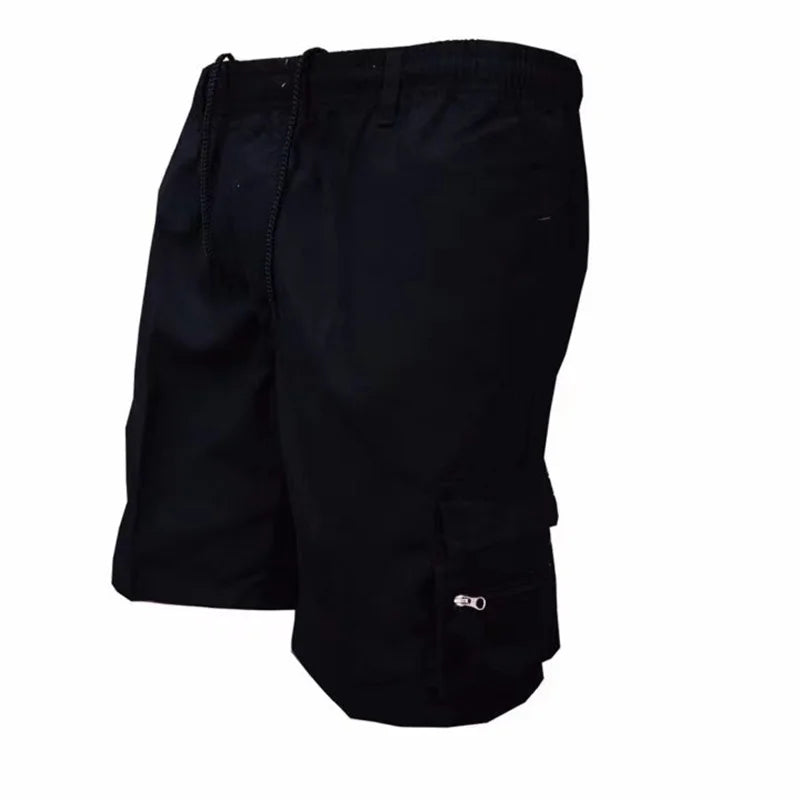 Short cargo décontracté – style running urbain été , multi-poches, confortable