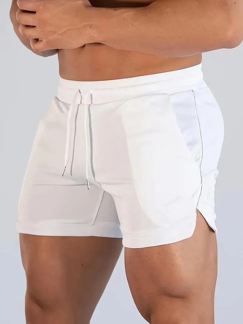 Short de sport – séchage rapide, tissu maille respirant, running, fitness & style Hip-Hop
