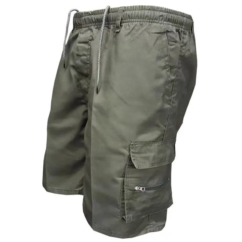 Short cargo décontracté – style running urbain été , multi-poches, confortable