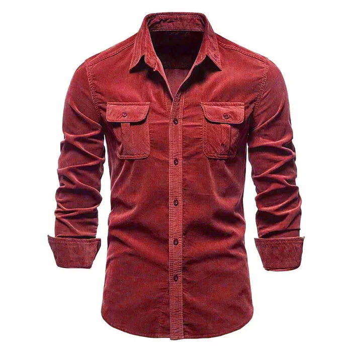 Chemise style militaire décontracté - coupe ajustée et style casual chic
