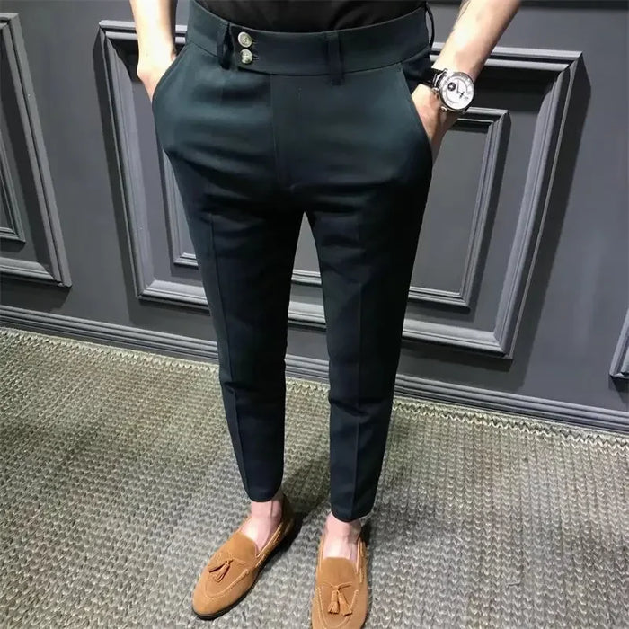 Pantalon décontracté coupe cintrée